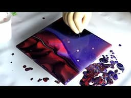 Chameleon Cells or Tiny Planets 🛸 Flip Cup Fluid Art Experiment!