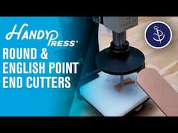 Leather Crafter's Strap End Cutters - Round & English Point