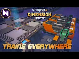 Getting Started With TRAINS | 04 | Shapez 2 DIMENSION UPDATE | Tutorial/Lets Play