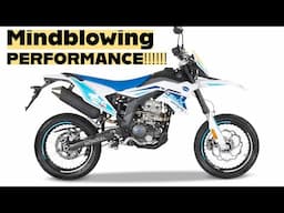 What happens when you put a sports bike engine into an enduro motorcycle?  FB Mondial SMX 125