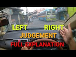 Perfect Left side judgement in car full explanation|Right judgement in narrow road|​⁠@rahul_arora