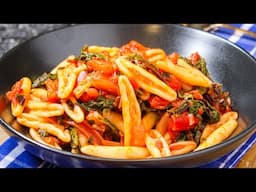 Even Kids will Eat Veggies With This Delicious PASTA with Swiss Chard!