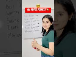 All about Planets 🔥 Solar System 🔥 #shorts #youtubeshorts