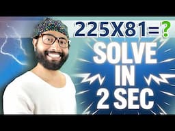 Mind-Blowing Multiplication Shortcuts – Multiply Numbers like  45, 85, 115 Instantly!