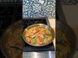 Salmon Zucchini Pasta 🍝✨