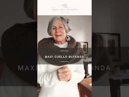 El truco o la gracia de la bufanda infinita es que la costura no se note #tejerconlucila