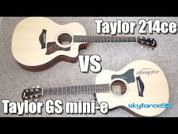 Taylor 214CE vs GS Mini-e Rosewood Full Comparison