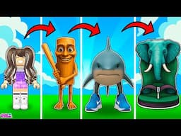 VIREI O TUNG TUNG SAHUR, TRALALERO TRALALA, BOMBARDIRO CROCODILO E OUTROS BRAINROTS - ROBLOX