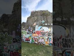 Quincy Quarries Reservation Ma State Park graffiti art hiking trails rock climbing travel scenery
