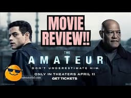 THE AMATEUR Movie Review!!- (Light SPOILERS, Early Screening!) 😎💯❤️🤯🔥🍿🥳👌
