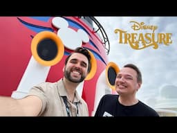 Disney Cruise Line Vlog | Day 2 | Ship Tour of the NEW Disney Treasure | January 2025 | Adam Hattan