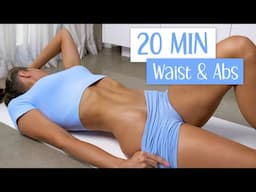 20 Min | 20 Exercises PILATES SNATCHED WAIST & ABS - No Equipment, At Home Ab Workout