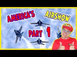 Matty Crayon visits America's Airshow | Airshows for Kids | Planes For Kids