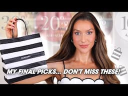 MY LAST SEPHORA SAVINGS EVENT HAUL! MY FINAL PICKS YOU DON'T WANT TO MISS!