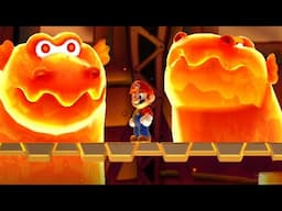 New Super Mario Bros. U Deluxe - 100% Walkthrough Part 10 Gameplay - Soda Jungle-Castle Boss Fight