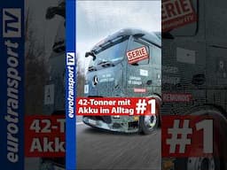 🎥 42 Tonnen elektrisch: Alltagstest für den eActros 600 #shorts