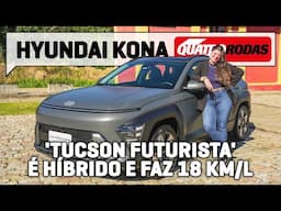 Hyundai Kona é SUV híbrido completo MAIS BARATO E ECONÔMICO que Corolla Cross