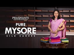 Mysore Silk Sarees | Prashanti | 29 Apr 25