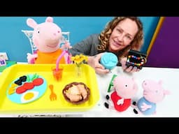 Muttertag mit Familie Wutz - Peppa und Schorsch überraschen Mama Wutz - Spielspaß mit Nicole
