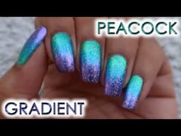 Metallic Peacock Gradient | DIY Nail Art Tutorial | MSLP