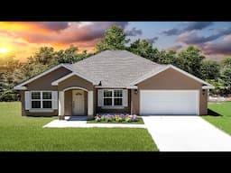 Tour a Brand New Ocala Home on 1 ACRE for $339K AND NO HOA!!