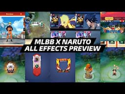 MLBB X NARUTO ALL COLLAB ITEMS PREVIEW | MOBILE LEGENDS