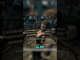 This NPC won't leave me alone #gaming #skyrim #shorts