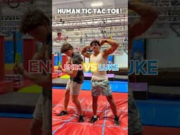 HUMAN TIC TAC TOE! 😳 #shorts