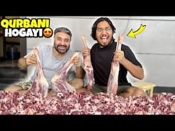 Papa Ky Sath Bakray Ki Qurbani Ki 😱 | Eid Ka First Day