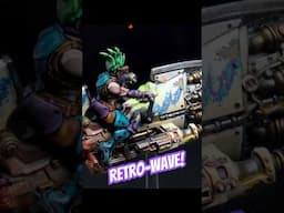 Painting Jetbike Livery with ’90s Jazz Cup Vibes! 💜💙🤍  #necromunda #paintingminiatures