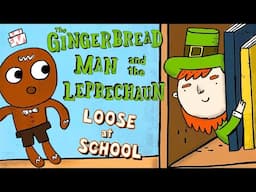 😂 The Gingerbread Man and the Leprechaun Loose at School ☘️ Kids Book St Patrick's Day Read Aloud