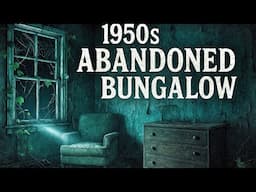 Exploring Decayed 1950s Abandoned Bungalow at Night | Creepy & Eerie Vibes