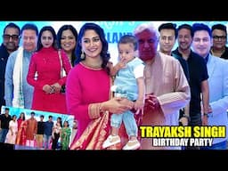 Pratibha Singh Baghel's Son Trayaksh Singh 1st Birthday Celebrate | Javed Akhtar,Anup,Shankar,Salim