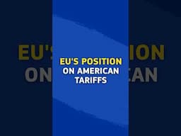 EU's position on American tariffs