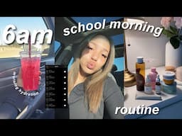 6AM SCHOOL MORNING ROUTINE ⋆｡°✩