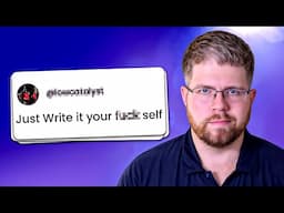 AI Author Reacts to Mean Comments