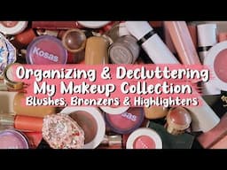 Organizing & Decluttering My Makeup Collection! | Part 2 2025 | Julia Adams