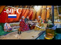 Hard life in the HARSH conditions of the Arctic forest tundra Reindeer herders - nomads of Russia