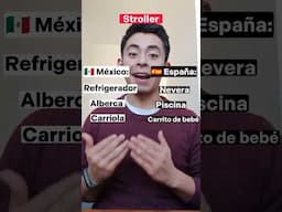 🇲🇽 Mexican Spanish vs. Spain Spanish 🇪🇸 #mexicanspanish