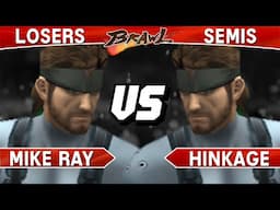 Smash Brawl - Mike Ray (Snake) vs Hinkage (Snake) - SS9 Blue Losers Semis