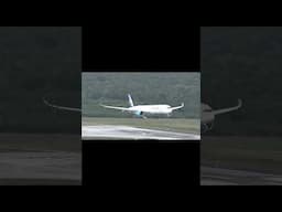 Airbus A350-1000 Aterrizando en Cancún #A350 #cancun