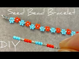 WOW! Beaded Daisy Bracelet Tutorial: Easy Daisy Chain Bracelet Making | Beading Tutorials