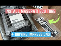 Maserati Ghibli ECU Tune Install and Driving Impressions | Performance Boost!