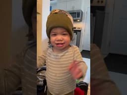 Cutest 18 Month Old Blowing Kisses #shorts
