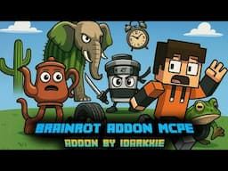 Brainrot Addon MCPE Showcase: Discover the Weirdest Minecraft Bedrock Anomalies!