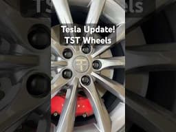 Tesla Model 3 updated with new TSportline TST wheels & tires 👌🏼👌🏼👌🏼