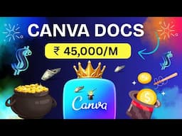 Canva Docs Se Online Earning | ₹50K Per Month Secret Trick"