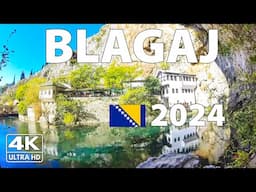 Blagaj, Bosnia and Herzegovina Walking Tour ☀️ 4K Walk With Captions