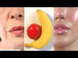80 years Japanese lady look 30 using banana and tomato face mask remove wrinkles forever