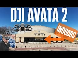 DJI Avata 2 Indoor Flight Inside Of An Arena